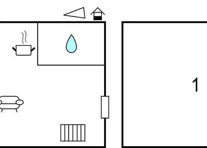 Ferienhaus 1 Bedroom Gorgeous In *